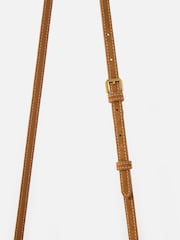 Oliver Bonas Brown Isla Faux Suede Crossbody Bag - Image 4 of 7