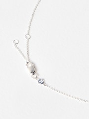 Oliver Bonas Silver Moka Coffee Pot Charm Silver Pendant Necklace - Image 3 of 4