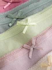 Green/Pink High Leg 100% Cotton Knickers - Image 10 of 10