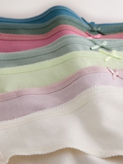 Green/Pink High Leg 100% Cotton Knickers - Image 9 of 10