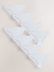 White Brazilian 100% Cotton Knickers - Image 1 of 4