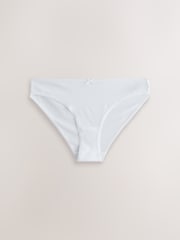 White Brazilian 100% Cotton Knickers - Image 2 of 4