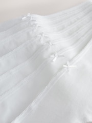 White Brazilian 100% Cotton Knickers - Image 3 of 4