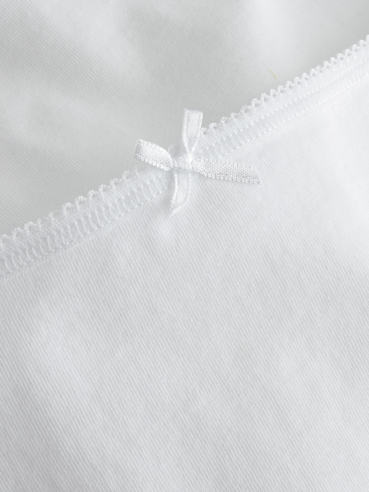 White Brazilian 100% Cotton Knickers - Image 4 of 4 White Brazilian 100% Cotton Knickers - Image 4 of 4
