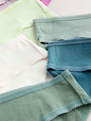 Green/Pink Brazilian 100% Cotton Knickers - Image 10 of 10