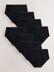 Black Midi 100% Cotton Knickers - Image 1 of 4