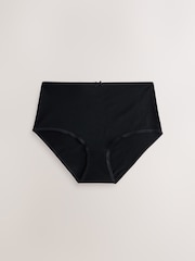 Black Midi 100% Cotton Knickers - Image 2 of 4