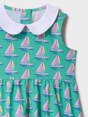 Crew Clothing Company Cotton Jersey Peter Pan Collar Dress - Imagen 3 de 3