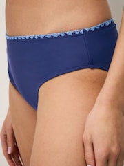 Crew Clothing Company Blue Whipstitch Bikini Bottoms - Image 3 of 5