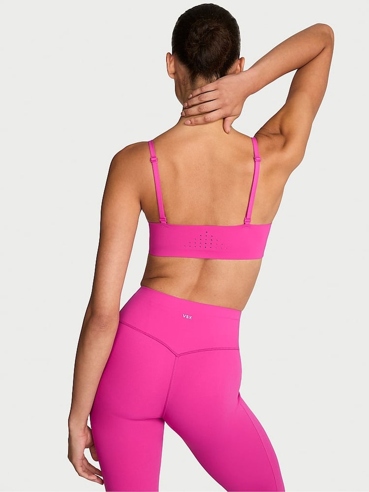 Victoria's Secret Pink Fire Featherweight™ Light Low Impact Sports Bra - Image 2 of 2 Victoria's Secret Pink Fire Featherweight™ Light Low Impact Sports Bra - Image 2 of 2