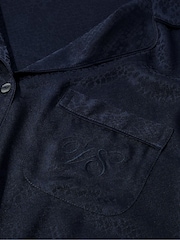 Victoria's Secret Noir Navy Blue Snake Satin Short Pyjamas Set - Image 3 of 4