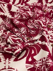 White Stuff Pink Raquel Linen Blend Tunic - Image 6 of 6