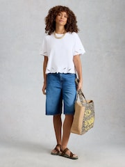 White Stuff White Colleen Cutwork Top - Image 3 of 6