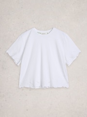 White Stuff White Colleen Cutwork Top - Image 5 of 6