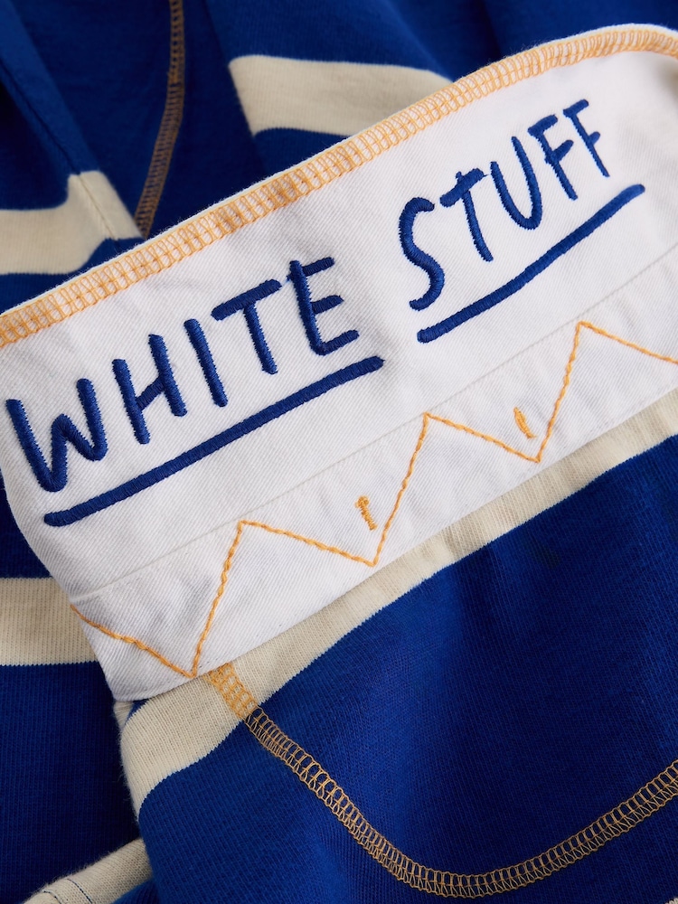 White Stuff Blue Yarmouth Stripe Rugby Sweat Top - Image 6 of 6 White Stuff Blue Yarmouth Stripe Rugby Sweat Top - Image 6 of 6