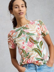 White Stuff Ivory Abbie T-Shirt - Image 1 of 6