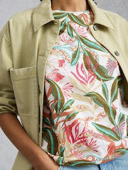 White Stuff Ivory Abbie T-Shirt - Image 4 of 6