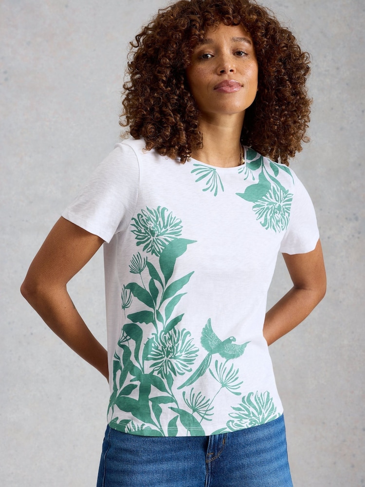 White Stuff White Abbie T-Shirt - Image 1 of 6 White Stuff White Abbie T-Shirt - Image 1 of 6