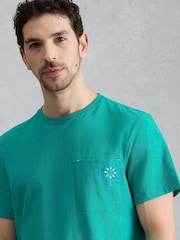 White Stuff Green Abersoch Morocco Graphic T-Shirt - Image 2 of 6