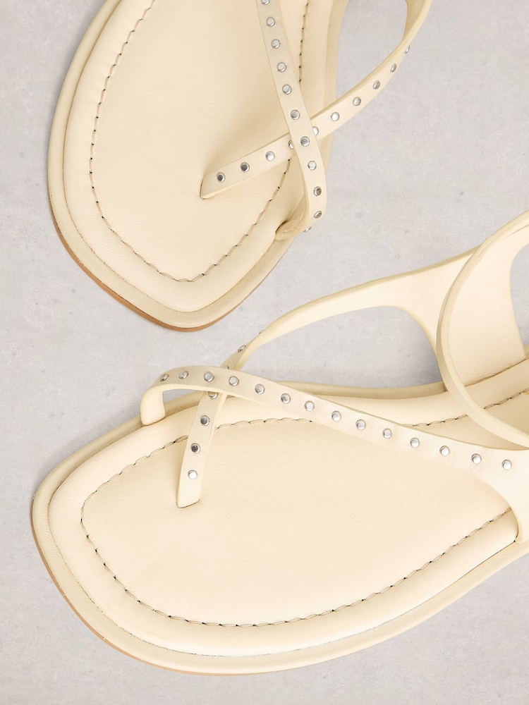 White Stuff Cream Barely There Sandals - Image 4 of 4 White Stuff Cream Barely There Sandals - Image 4 of 4