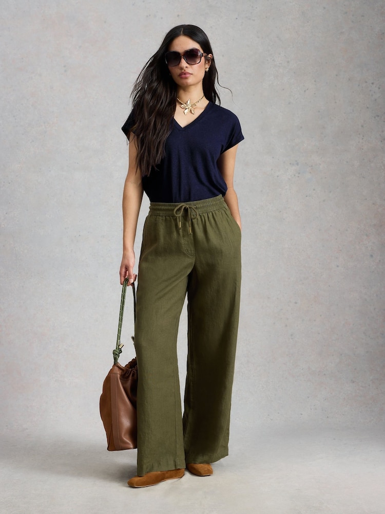 White Stuff Blue Ella Lace T-Shirt - Image 1 of 6 White Stuff Blue Ella Lace T-Shirt - Image 1 of 6