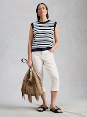 White Stuff White Blake Capri Jeans - Image 1 of 6