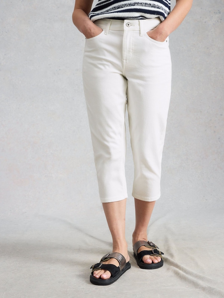 White Stuff White Blake Capri Jeans - Image 2 of 6