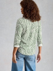 White Stuff Green Annie Jersey Shirt - Image 2 of 6