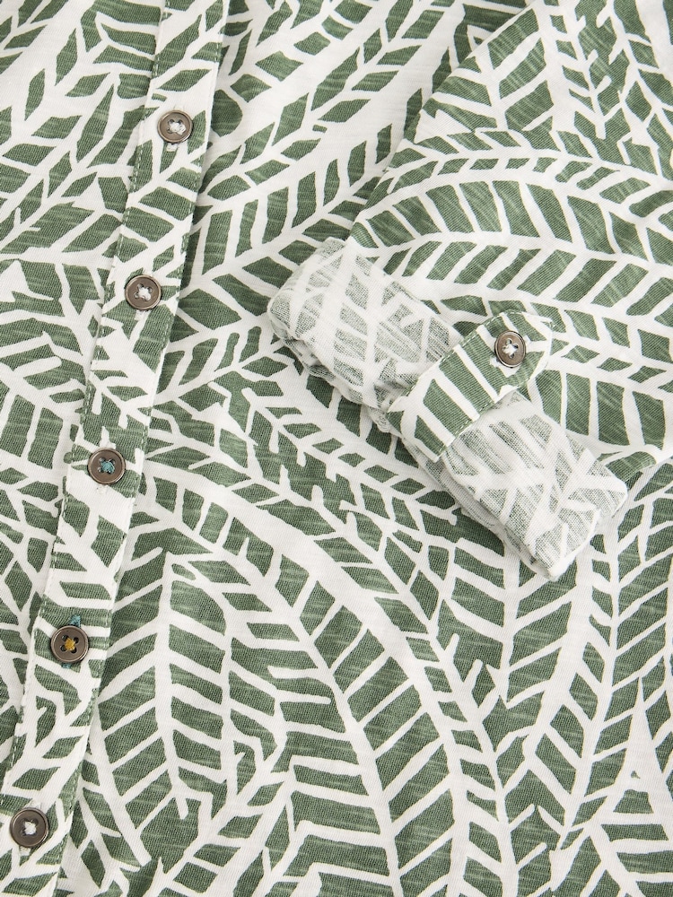 White Stuff Green Annie Jersey Shirt - Image 6 of 6 White Stuff Green Annie Jersey Shirt - Image 6 of 6