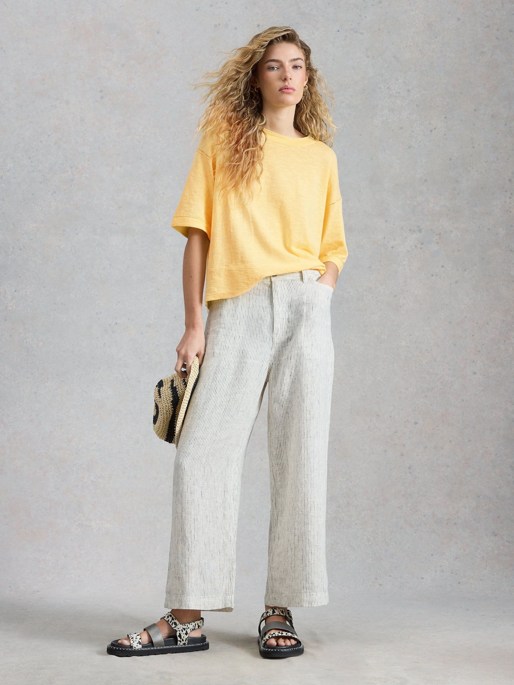 Buy White Stuff Yellow Kate Linen Top from Next South Africa
