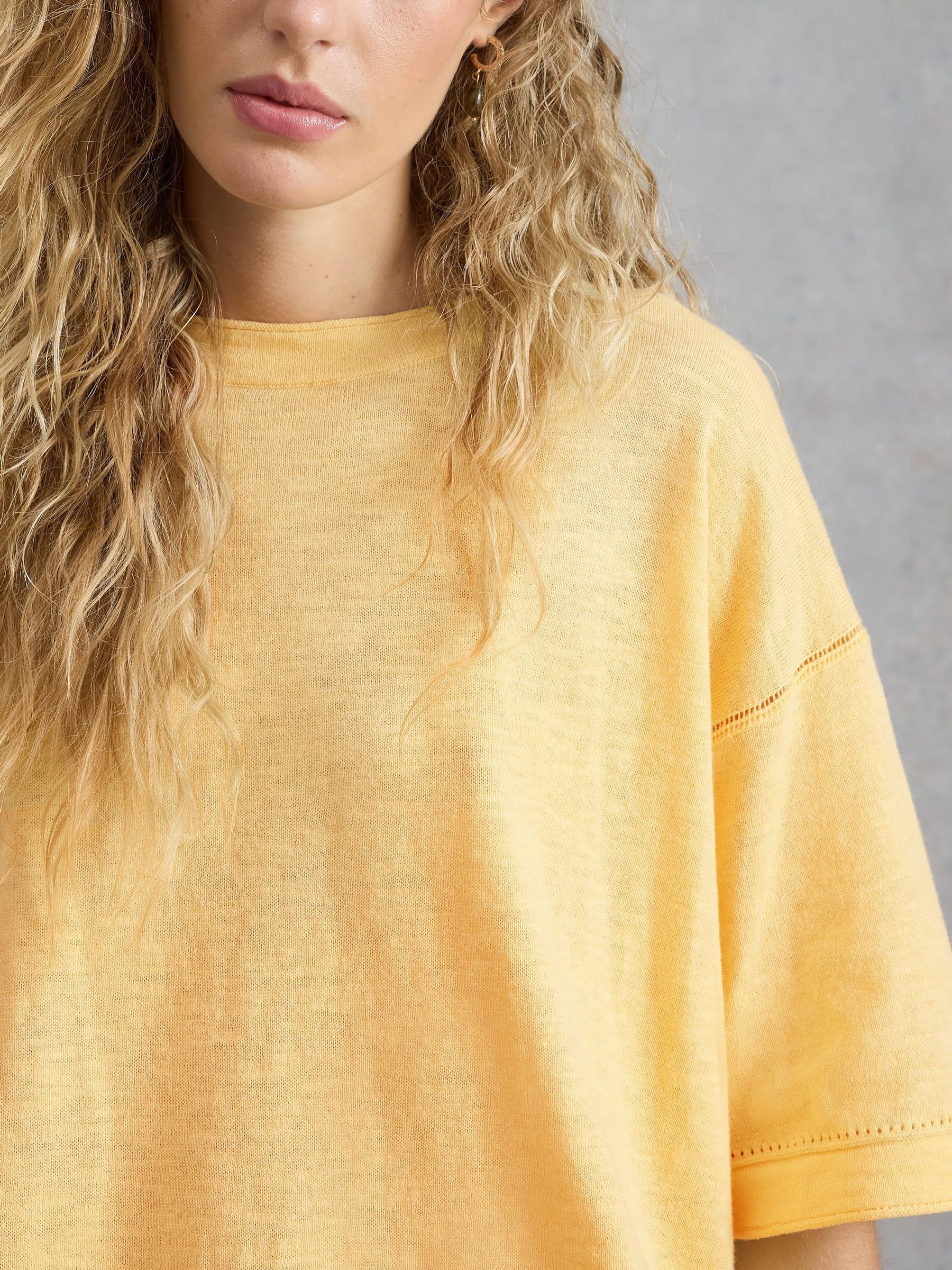 トップス Esan Buy White Stuff Yellow Kate Linen Top from Next South Africa