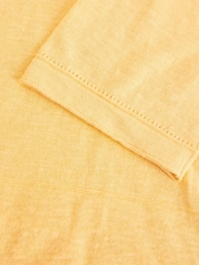 White Stuff Yellow Kate Linen Blend T-Shirt - Image 6 of 6