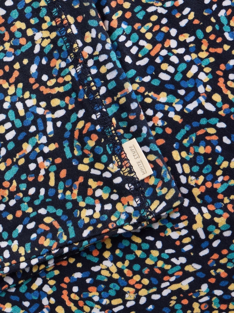 White Stuff Blue Versatile Jersey Roll Scarve - Image 4 of 4