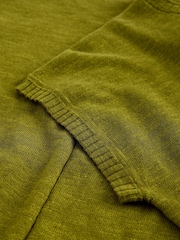 White Stuff Green Nova Linen Blend T-Shirt - Image 6 of 6
