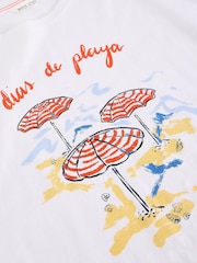 White Stuff White Katya Graphic T-Shirt - Image 6 of 6