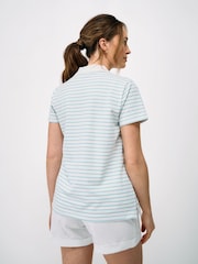 Crew Clothing Blue Modal Blend Stretch Polo Shirt - Image 2 of 5