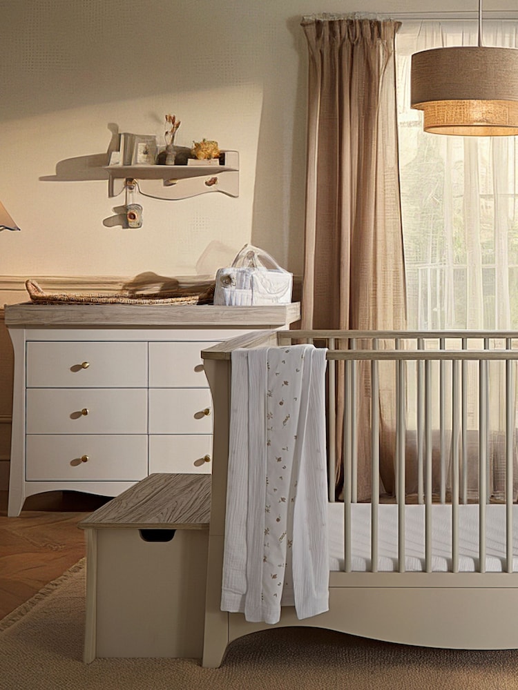 Cuddleco Cashmere/Ash 2 Piece Clara Luxe Nursery Furniture Set - Image 1 of 8 Cuddleco Cashmere/Ash 2 Piece Clara Luxe Nursery Furniture Set - Image 1 of 8