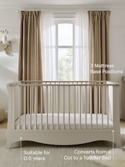 Cuddleco Cashmere/Ash 2 Piece Clara Luxe Nursery Furniture Set - Image 3 of 8