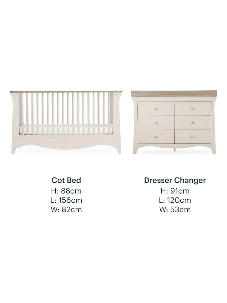 Cuddleco Cashmere/Ash 2 Piece Clara Luxe Nursery Furniture Set - Image 8 of 8 Cuddleco Cashmere/Ash 2 Piece Clara Luxe Nursery Furniture Set - Image 8 of 8