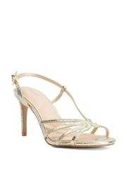 Dune London Metallic Morning Smart Sandals - Image 2 of 5