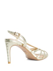 Dune London Metallic Morning Smart Sandals - Image 3 of 5