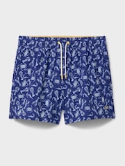 Crew Clothing Blue Lobster Print Swim Shorts - Image 5 of 5