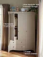 Cuddleco 3 Piece Cashmere/Ash Clara Luxe Nursery Furniture Set - Image 5 of 8