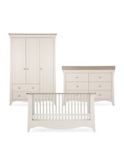 Cuddleco 3 Piece Cashmere/Ash Clara Luxe Nursery Furniture Set - Image 6 of 8