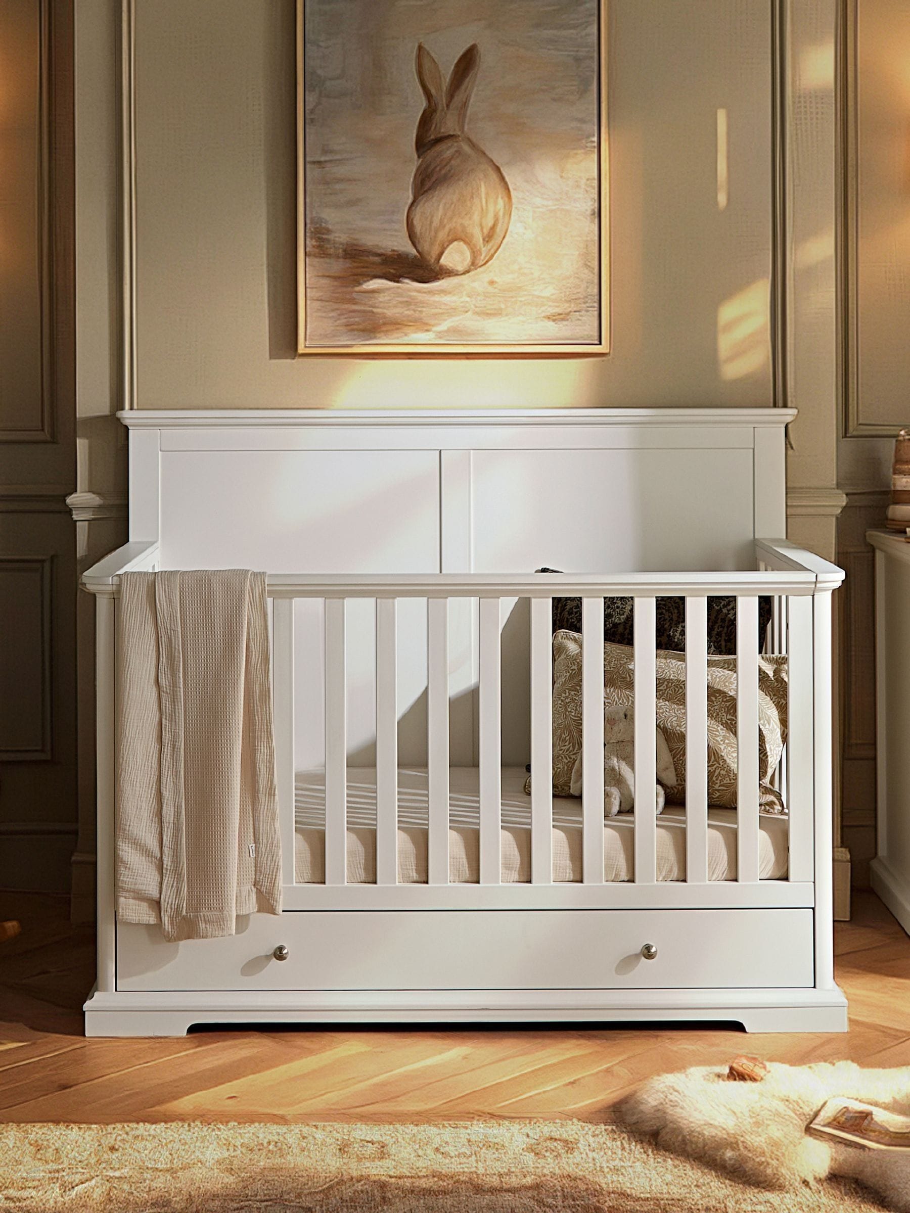 Beaumont Grand Cot Bed - White - Image 3