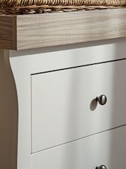Cuddleco White/Ash Clara 6 Drawer Dresser Changer - Image 6 of 7