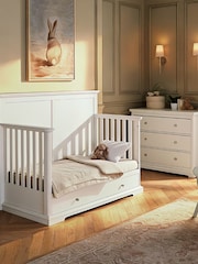 Cuddleco 3 Piece White Beaumont Grand Nursery Furniture Set - Image 2 of 7