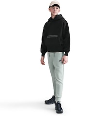 Nike Black Sportswear Tech Fleece Oversized Pullover Hoodie - Image 1 of 5