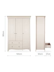 Cuddleco Cashmere/Ash Clara Triple Wardrobe - Image 5 of 7