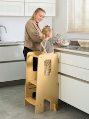 Tutti Bambini Natural Helping Hands Montessori Toddler Learning Tower High Chair - Image 1 of 6